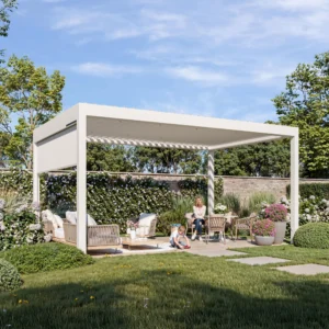 Louvered Roof Pergola - Customisable Outdoor Comfort - London Essex Outdoor Living