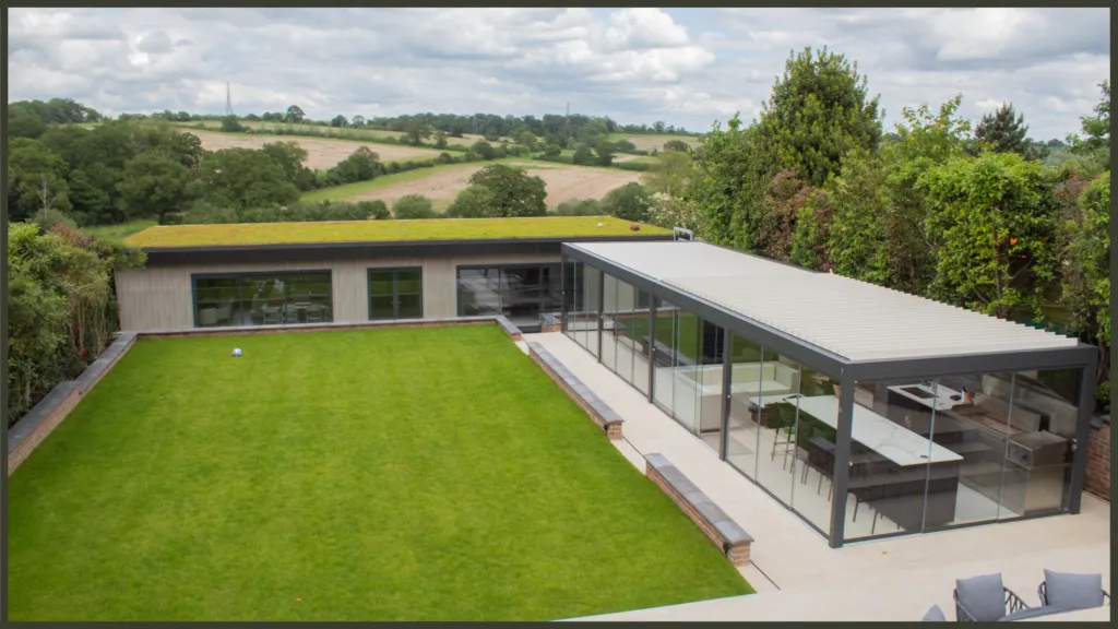Luxury garden transformation project in Hadley Wood, Barnet, showcasing a premium outdoor living installation.