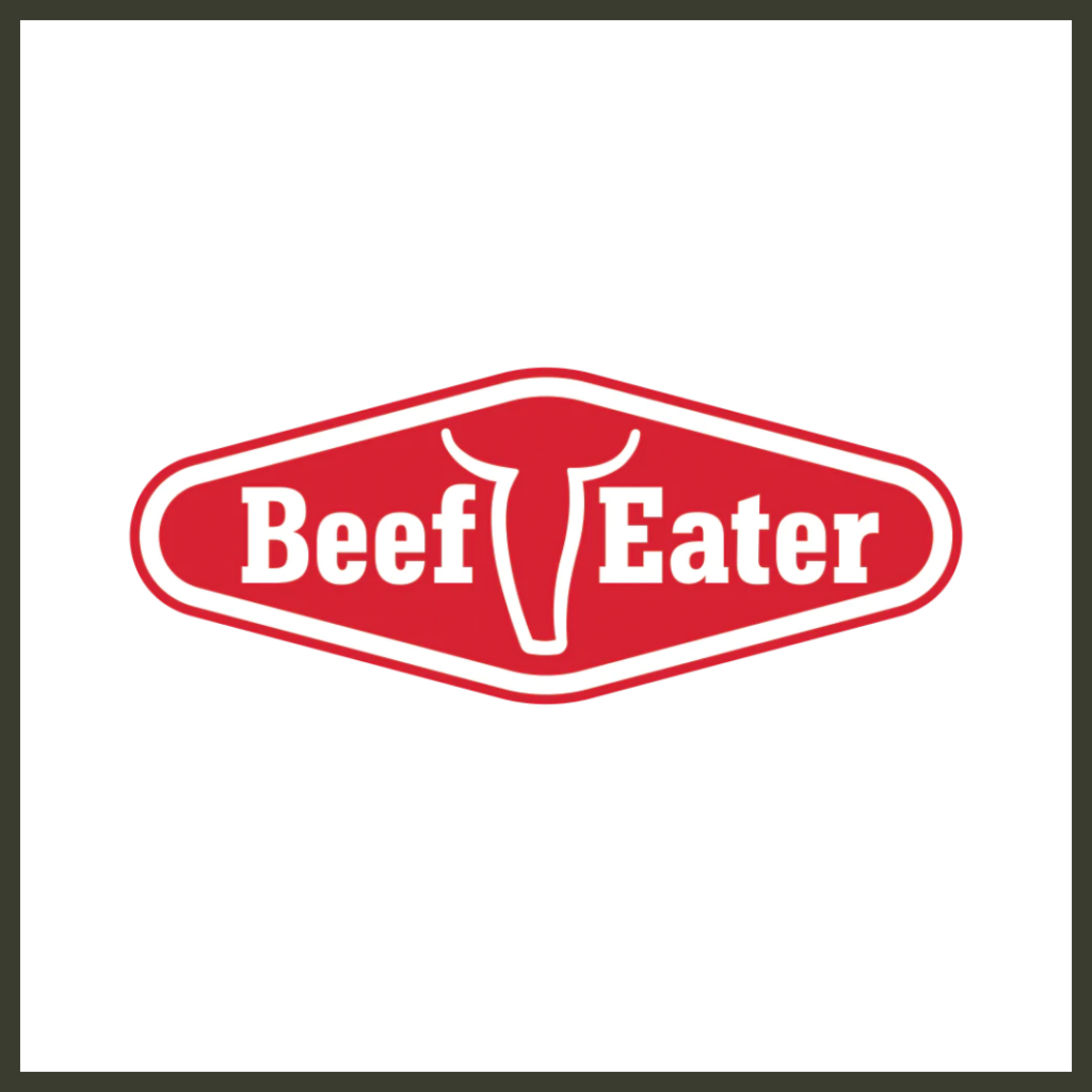 The official brand logo for BeefEater, featuring its bold, rugged corporate typography and iconic signature branding, representing premium Australian-designed gas barbecues, built-in outdoor kitchen components, and high-performance grilling systems.