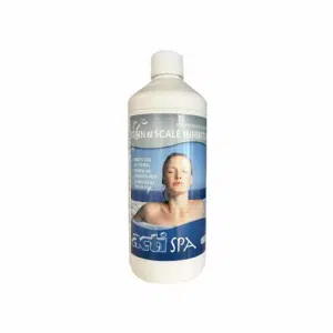 Acti Spa Stain & Scale Inhibitor for helping prevent scale deposits and staining in hot tub and spa water.