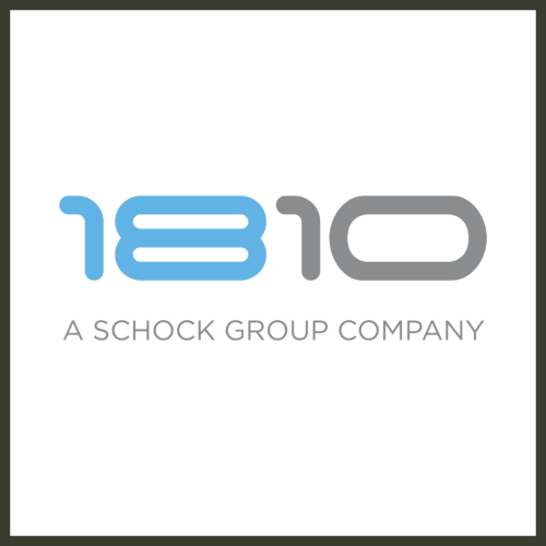 The official brand logo for The 1810 Company, featuring its clean, contemporary corporate typography, representing premium contemporary kitchen sinks, luxury outdoor kitchen taps, and high-specification color-matched brassware accessories.
