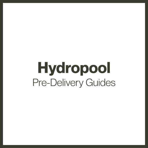 Hydropool - Pre Delivery Guides - London Essex Outdoor Living