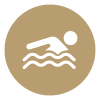 A clean and professional e-commerce USP graphic icon representing 'Zero Turbulence', featuring a minimalist line-art design of perfectly smooth, parallel aerodynamic airflow lines gliding effortlessly over a curved surface, symbolizing stable, undisturbed heat and smoke control.